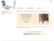 Tablet Screenshot of dr-stampfli.ch